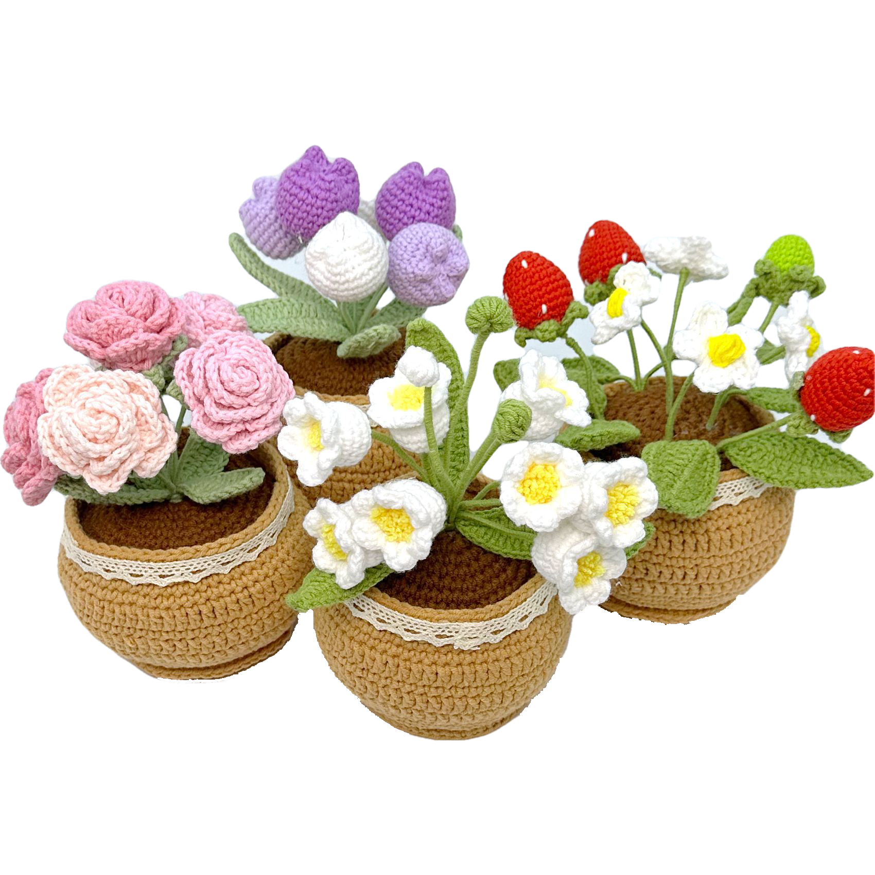 crochet flowers slider