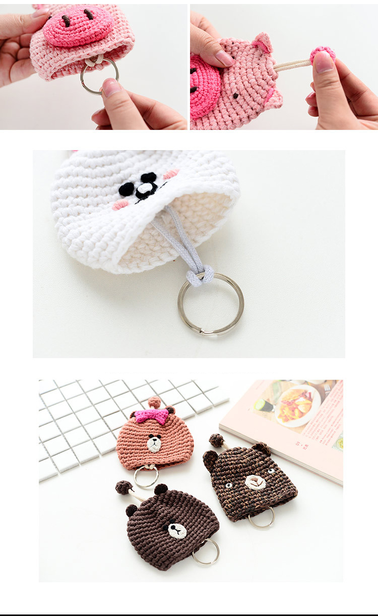 Crochet Keychain For Keys 06