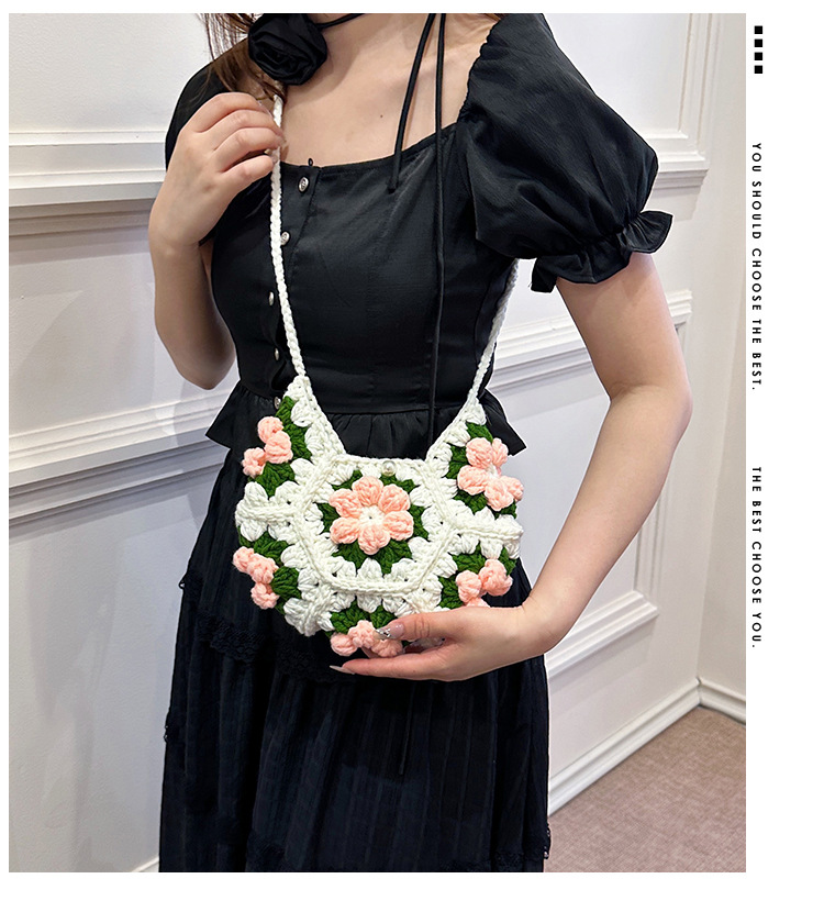 Crochet Puff Flower 01