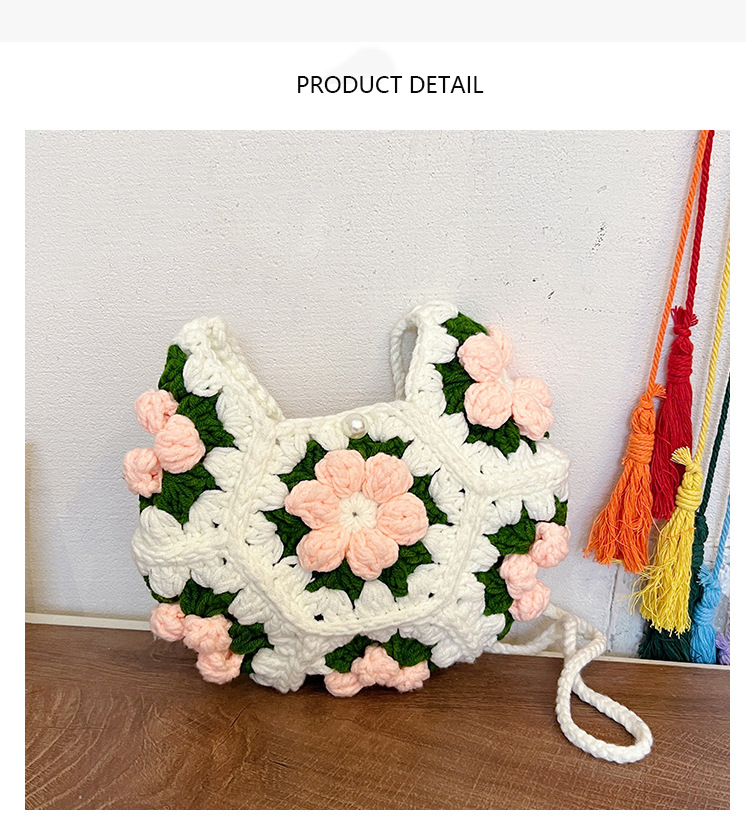Crochet Puff Flower 04