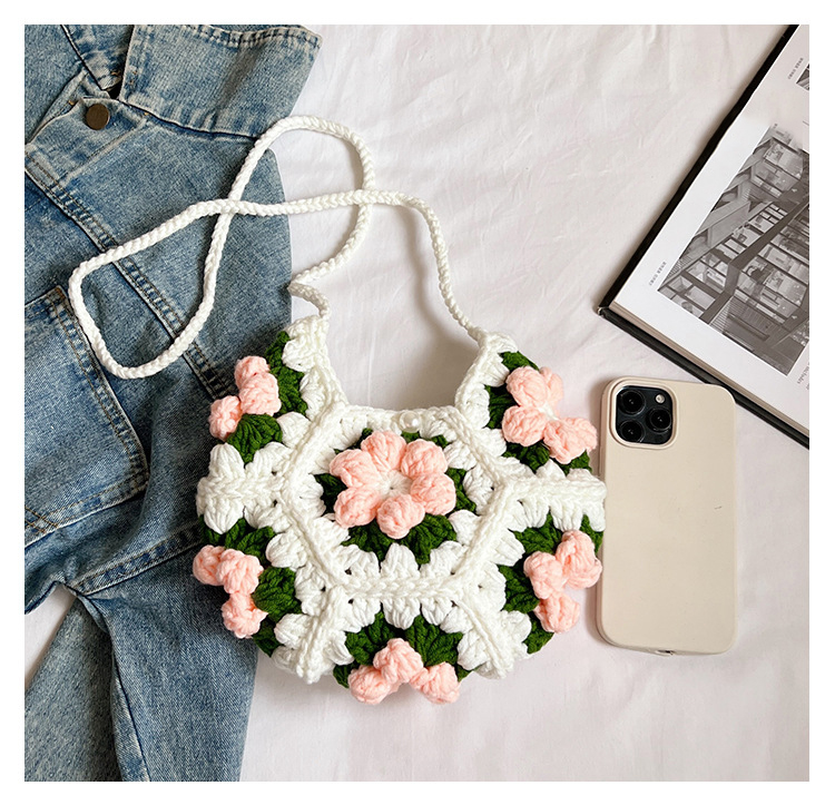 Crochet Puff Flower 06