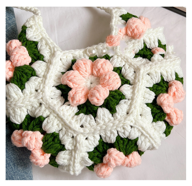 Crochet Puff Flower 07