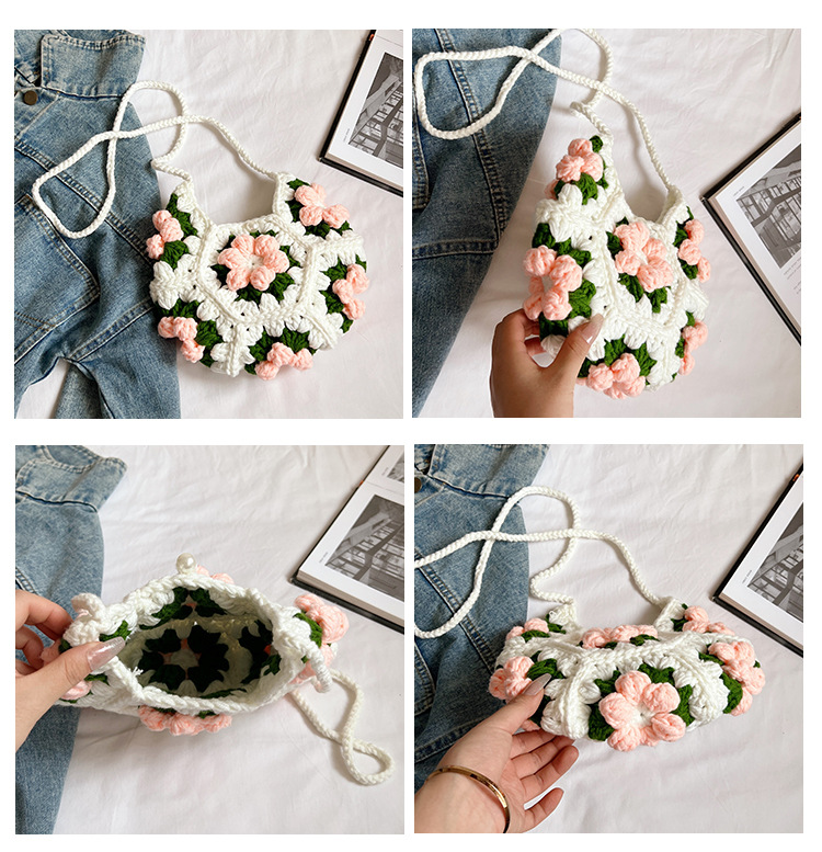 Crochet Puff Flower 11