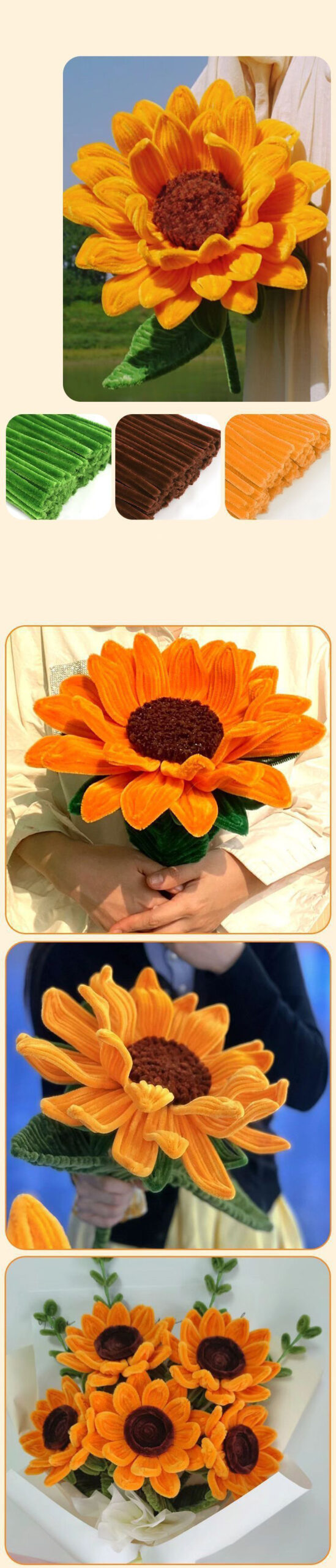 DIY Craft Sunflower 04 scaled