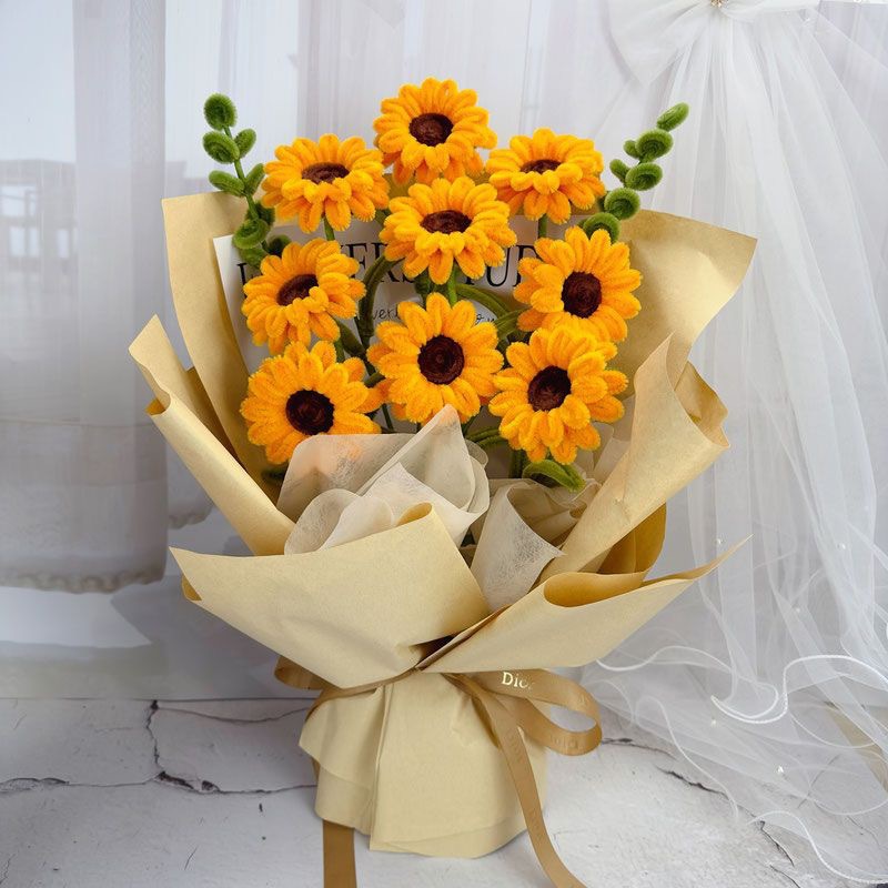 DIY Sunflower Bouquet 04