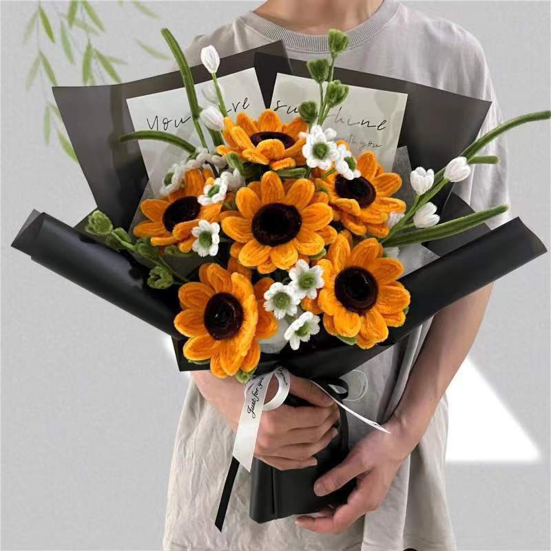 DIY Sunflower Bouquet 08