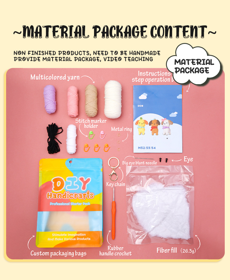 Dog Crochet Kit 02 1