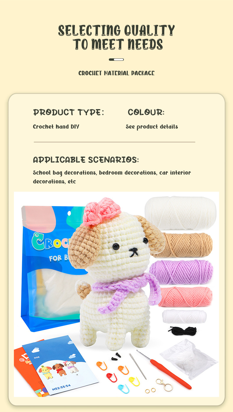 Dog Crochet Kit 06 1