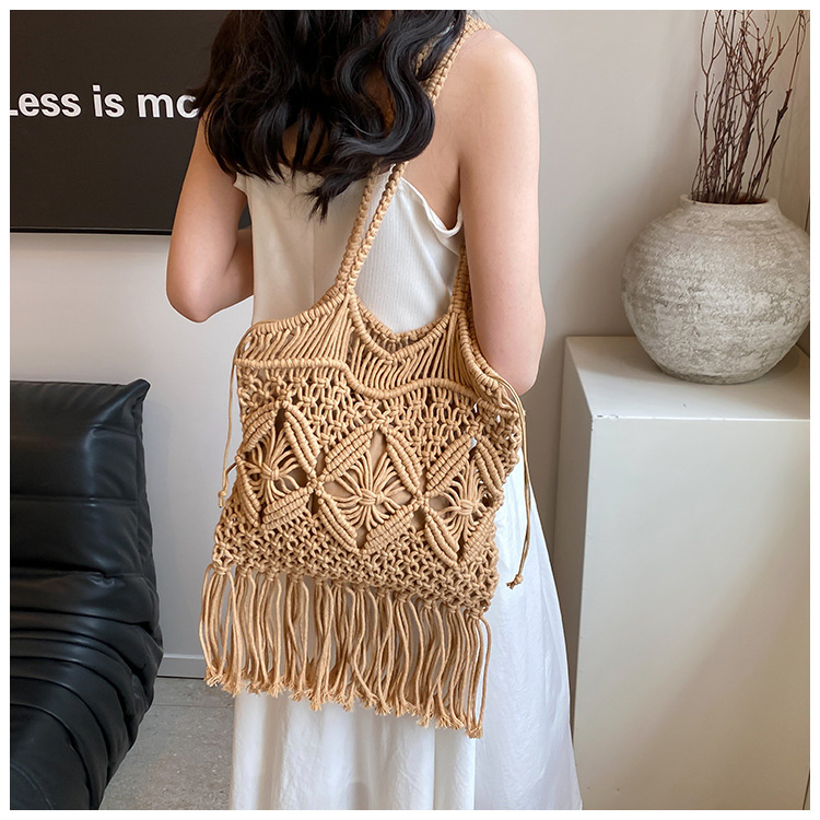 Finished Womens Woven Small Bag 10