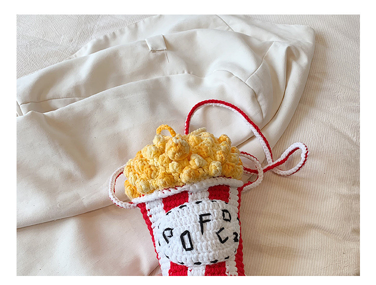 Finshed Cartoon Knitted Bag 06