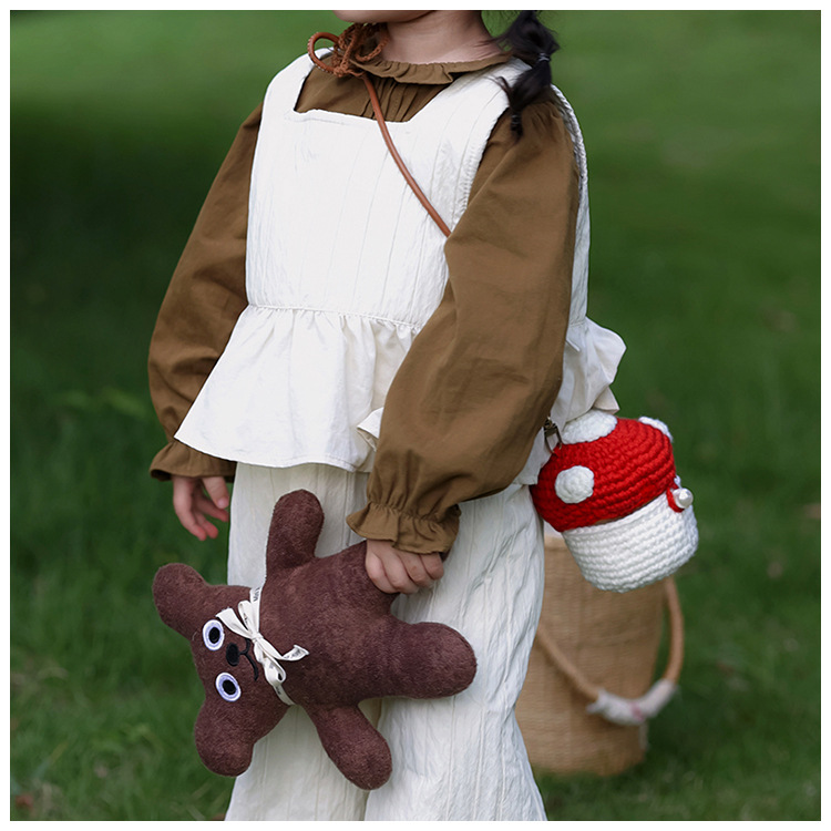 Hand-knitted Wool Bag