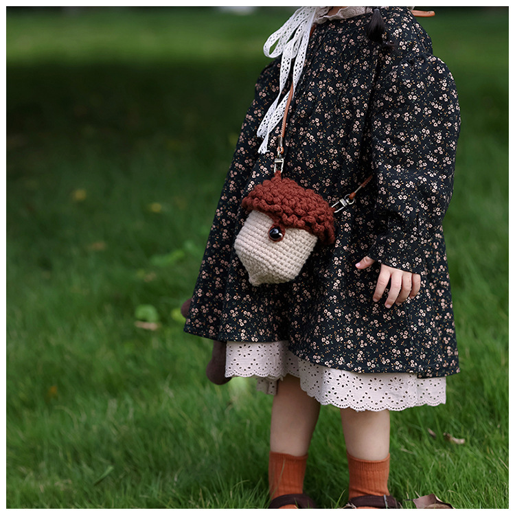 Hand-knitted Wool Bag