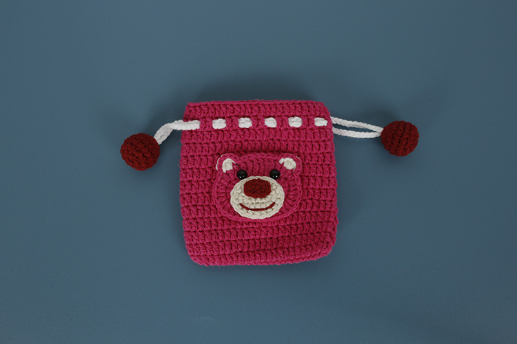 Knitted Wool Crochet Bag 02