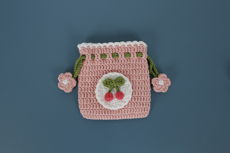 Knitted Wool Crochet Bag 03