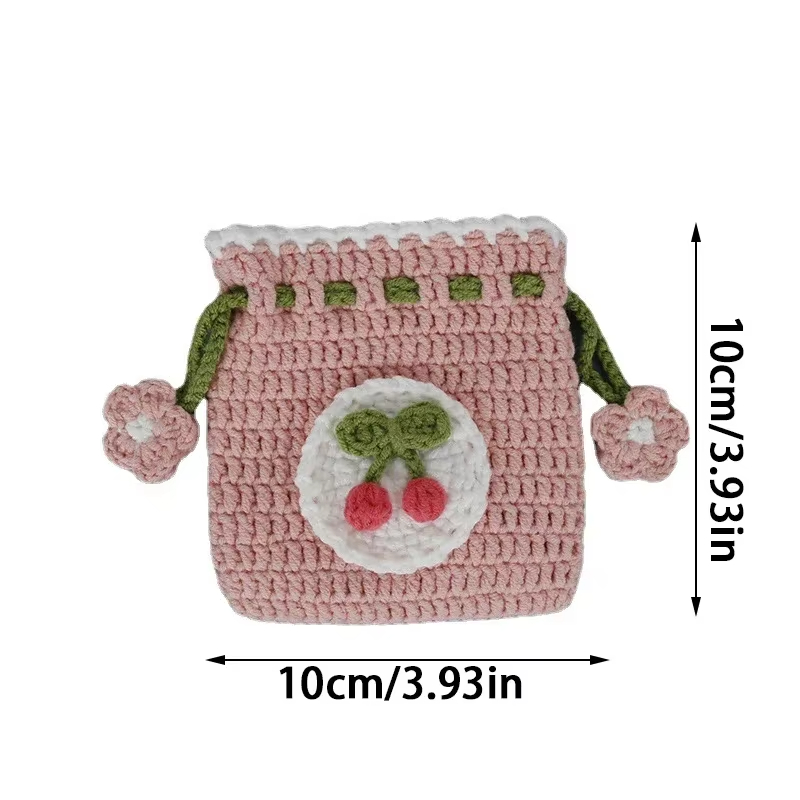 Knitted Wool Crochet Bag