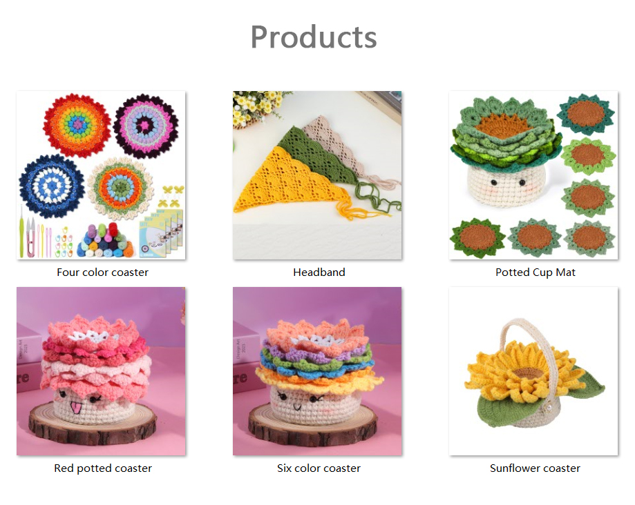 Products Crochet Coaster Kit