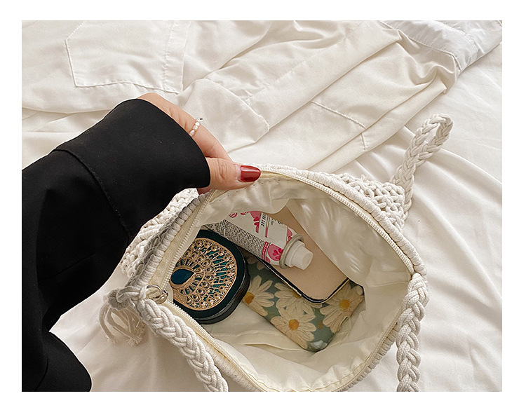 Woven Hollow Out Shoulder Bags