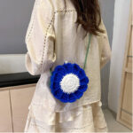 crochet sunflower bag