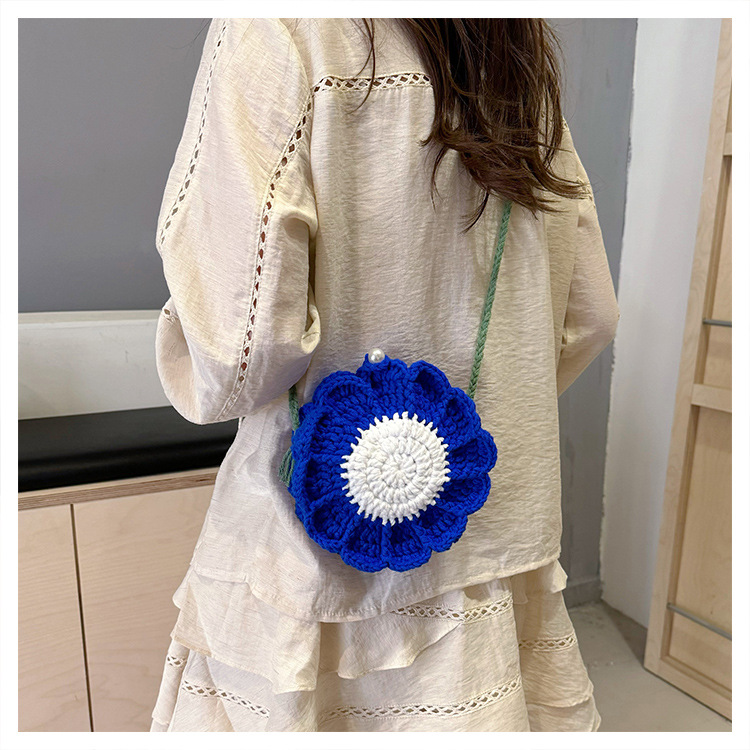crochet sunflower bag