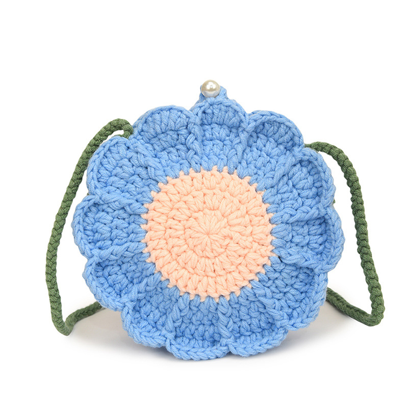 crochet sunflower bag