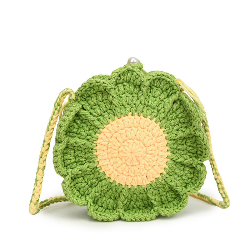 crochet sunflower bag