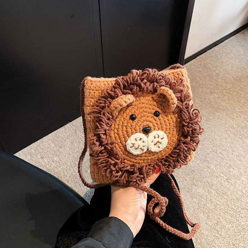 hand knitted bag
